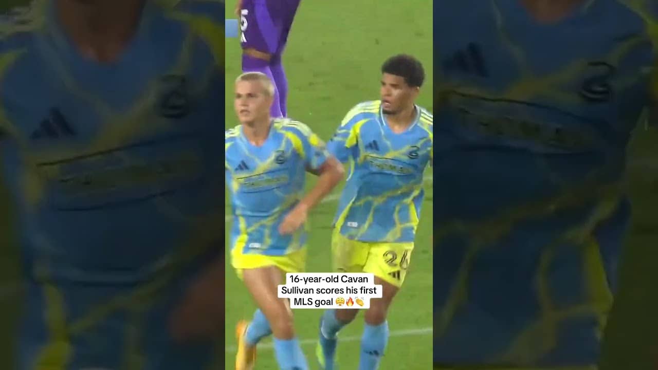 The young American football prodigy is signed to join Man City when he turns 18 😱 (@MLS on Apple TV)