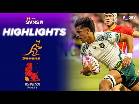 Australia v Spain Highlights | HSBC SVNS Singapore 2026