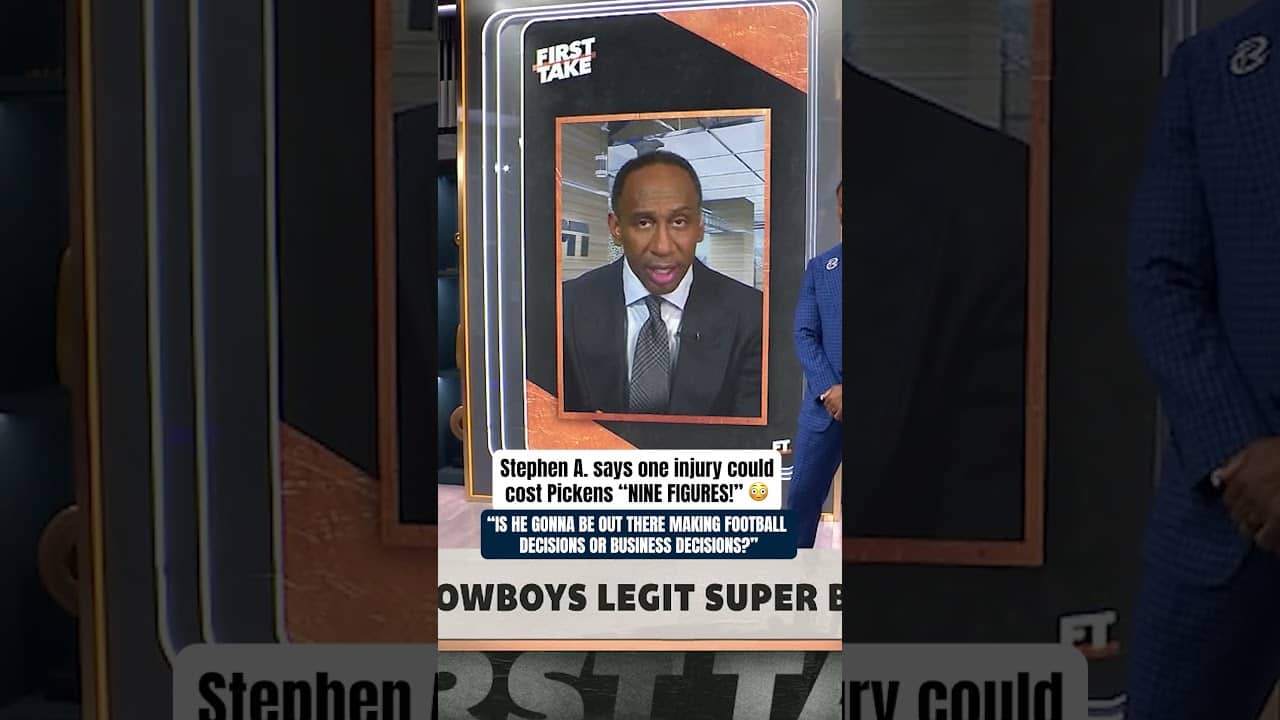 Stephen A. has some concerns over Pickens 👀