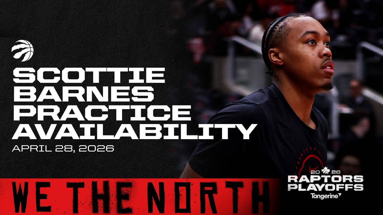 Scottie Barnes | Playoff Practice | April 28, 2026