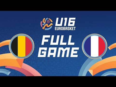 LIVE - Belgium v France | FIBA U16 Women's EuroBasket 2025 | Group Phase