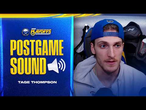 "Flush That And Move On" | Tage Thompson After Game 2 Loss To Montreal Canadiens | Buffalo Sabres