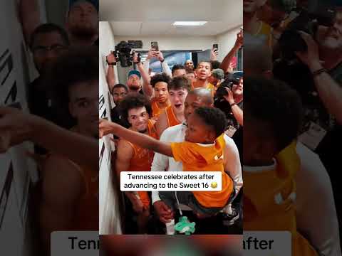The Vols after beating Virginia in the round of 32 🧡 (via vol_hoops/TT)