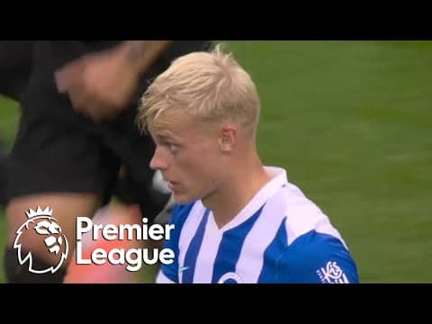 Jan Paul van Hecke's own goal brings Spurs level at 2-2 v. Brighton | Premier League | NBC Sports