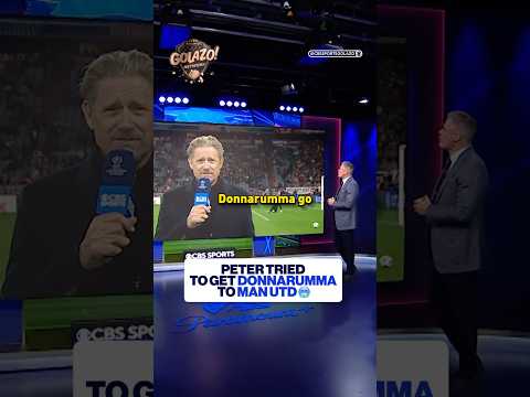 Donnarumma didn’t take Peter Schmeichel’s advice 😅