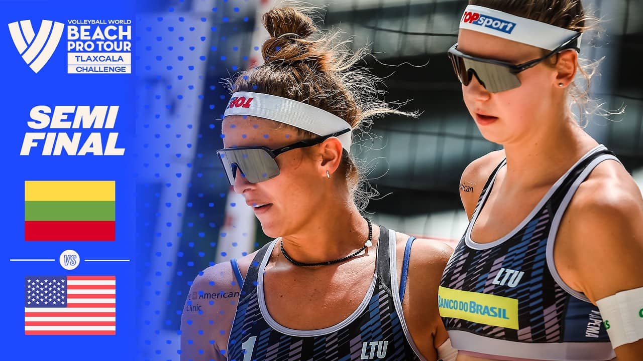 Paulikiene/Raupelyte vs. Hughes/Batenhorst - Semi Final Highlights | Tlaxcala 2026 #BeachProTour