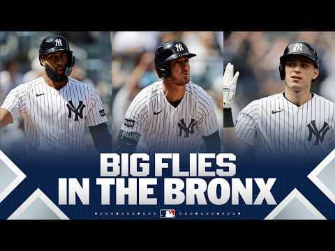 The Yankees crush THREE home runs in the 3rd inning! 🔥 (Ft. Rosario, Bellinger and Rice!)