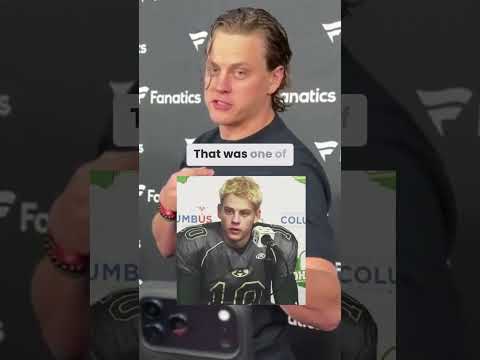 Joe Burrow gets honest at the Fanatics Super Bowl party