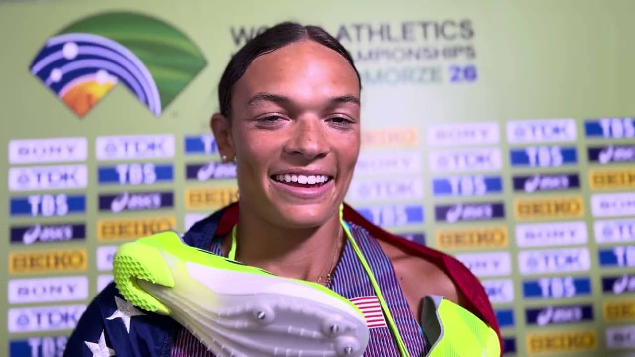 Anna Hall After Winning Pentathlon Silver At 2026 World Indoor Championships