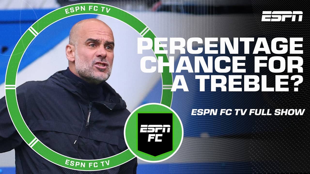 What is Manchester City’s chances of winning the domestic treble? | ESPN FC Extra Time