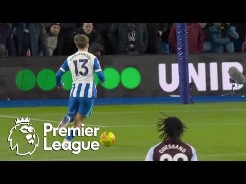 Pau Torres' own goal gifts Brighton 2-0 lead over Aston Villa | Premier League | NBC Sports