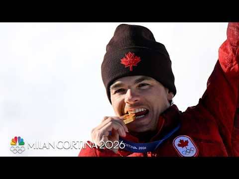 Mikael Kingsbury among three fathers on dual moguls podium | Winter Olympics 2026 | NBC Sports