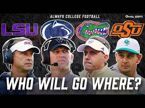 Where Lane Kiffin will end up? 💭 + More coaching updates 🧐 | Always College Football