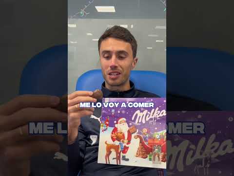 El calendario de adviento de Milka! 🍫 #alaves #shorts #laliga