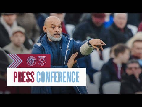 LIVE: Nuno Espírito Santo's Press Conference | Manchester City v West Ham