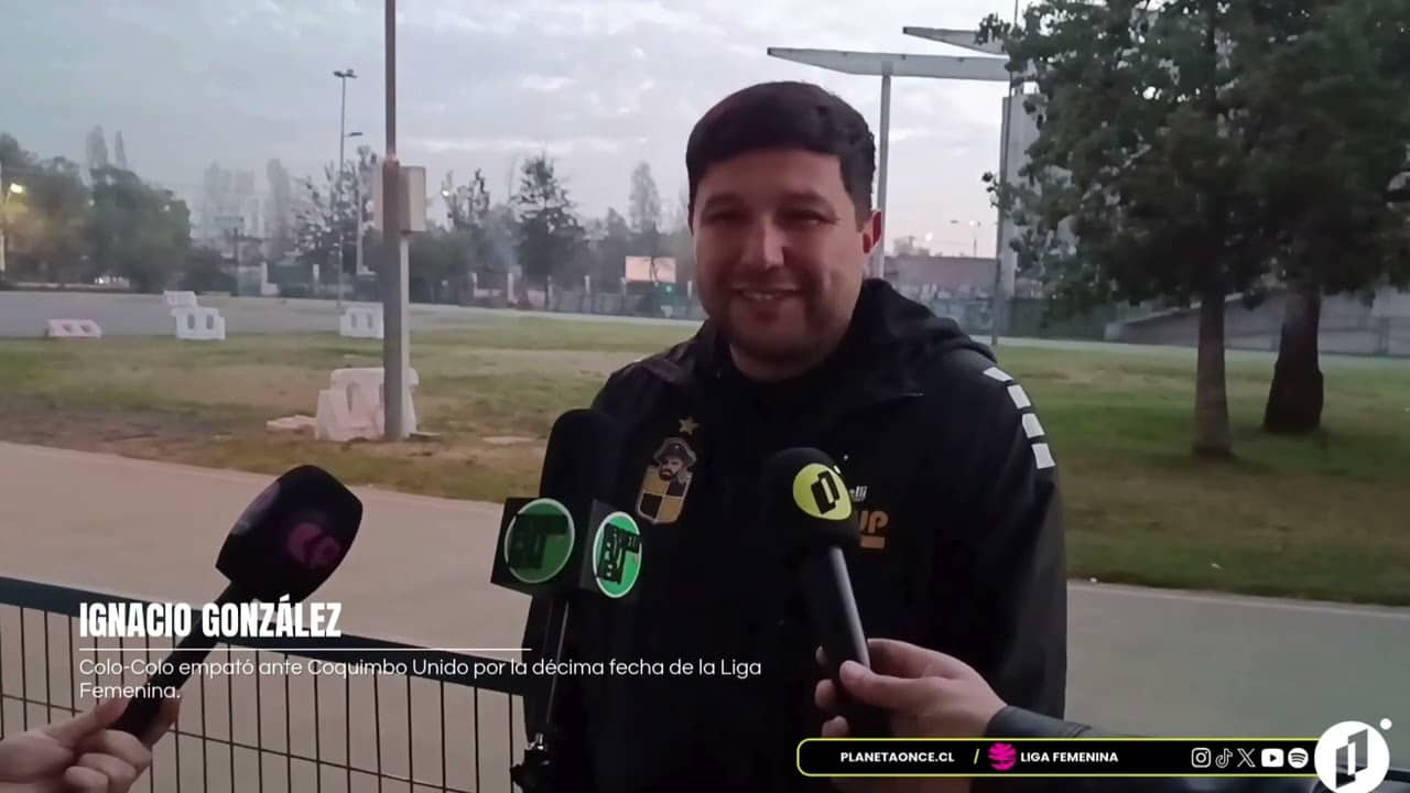 Declaraciones Ignacio González Colo-Colo 0-0 Coquimbo U. Fecha 10 Liga Femenina 24-05-2026