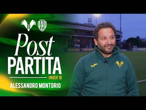 Montorio: "Ho visto tante cose positive, sono orgoglioso soprattutto per la crescita dei ragazzi"