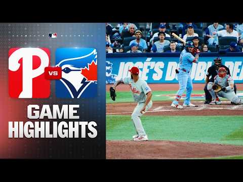 Phillies vs. Blue Jays Game Highlights (6/8/26) | MLB Highlights
