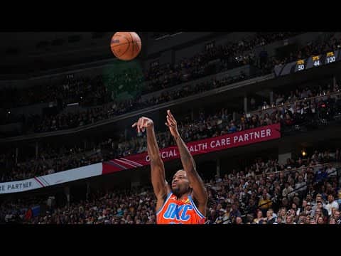 Cason Wallace Scores Career-High 27 Points, Thunder Hits 19 Threes in Win at Denver | Highlights