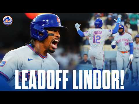 Francisco Lindor BLASTS Leadoff Homer vs. Yoshinobu Yammamoto