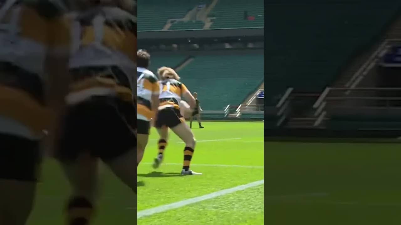 Coney Hill RFC player hits a roly-poly mid-run and keeps on going 😂