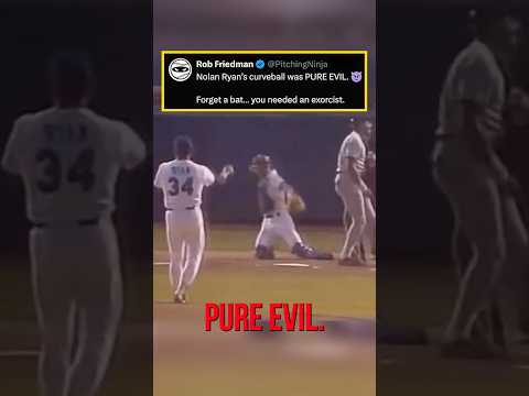 Everyone talks about Nolan Ryan’s fastball, but his curveball was PURE EVIL.