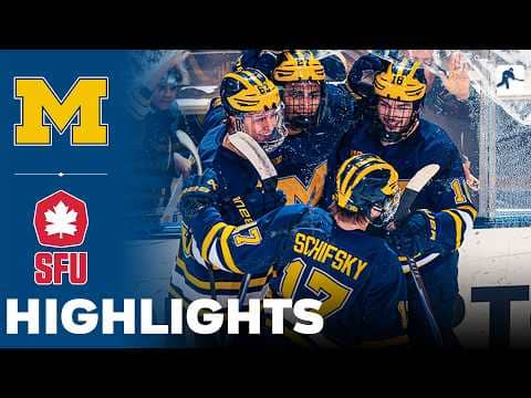Michigan vs Simon Fraser | NCAA College Hockey | Highlights - March 05, 2026