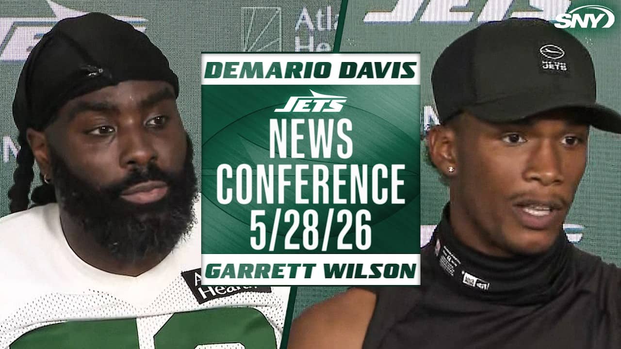 Demario Davis, Garrett Wilson discuss offseason process as they get going at Jets OTAs