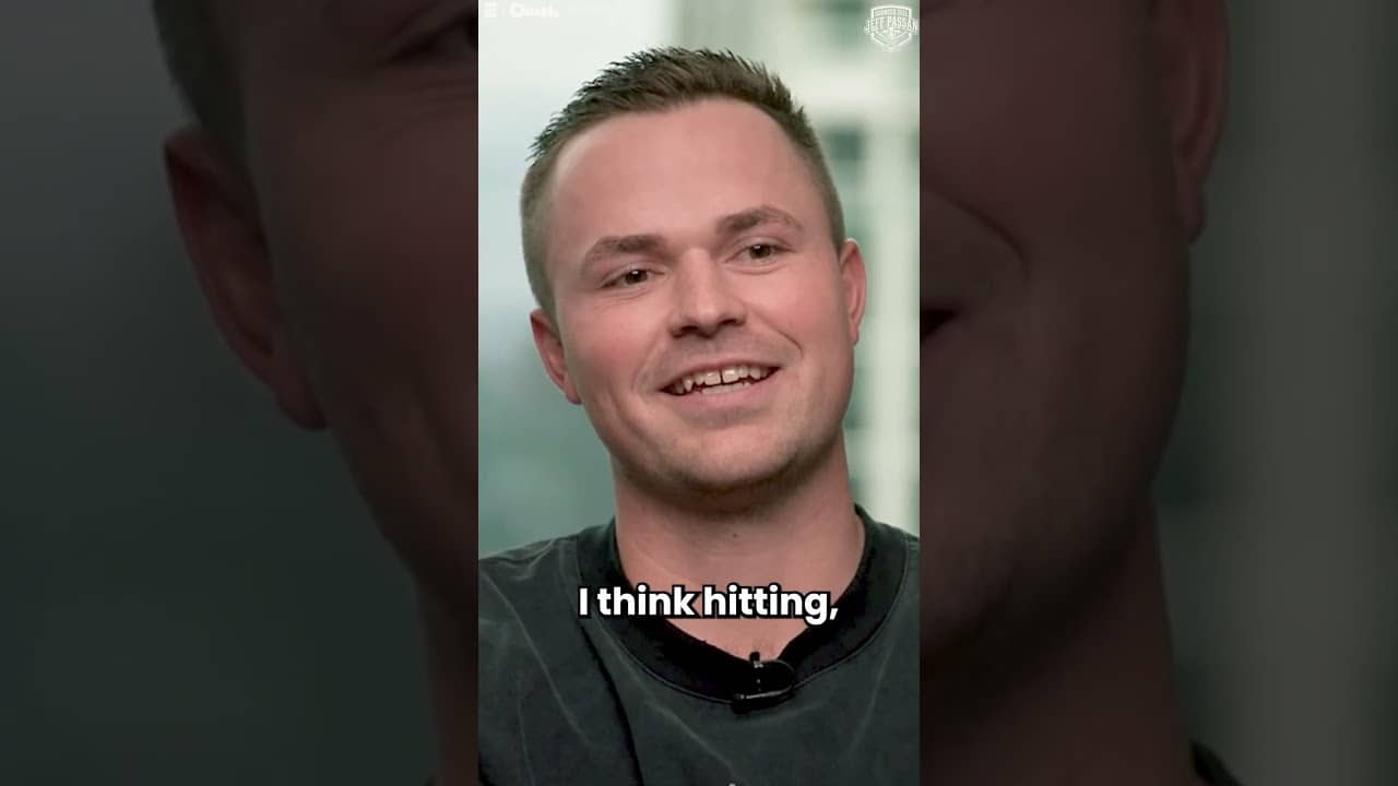 What’s tougher, pitching or hitting?