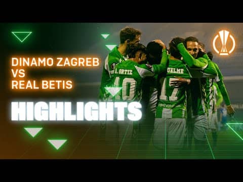 Resumen del partido Dinamo Zagreb - Real Betis | HIGHLIGHTS | Real BETIS Balompié