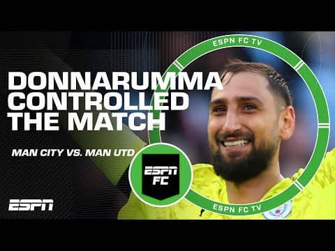 Donnarumma is a PRESENCE 🗣️ - Shaka Hislop reacts to his first start for Man City | ESPN FC