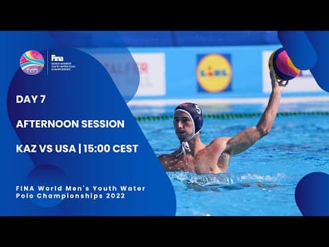 Day 7 CLASSIFICATION GAMES | Afternoon Session | FINA World Men's Youth Water Polo Championships