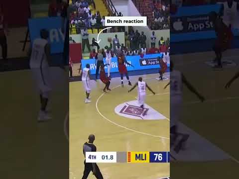 When the basketball gods are on your side ✨ #AfroBasket