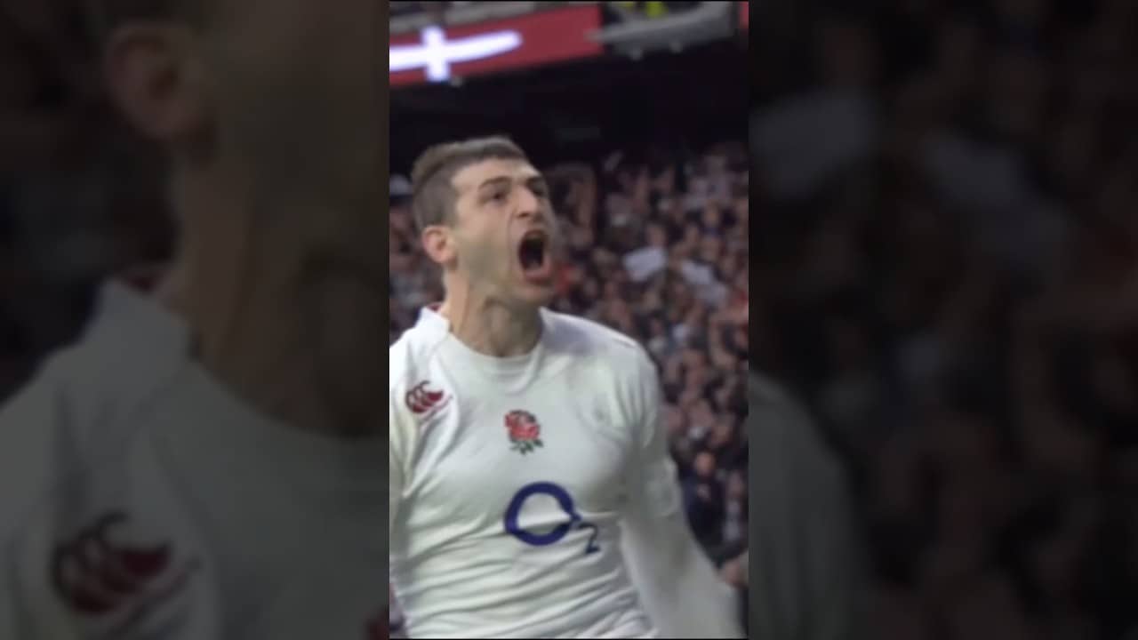 Jonny May's first try for England 🤩 #EnglandRugby #Rugby