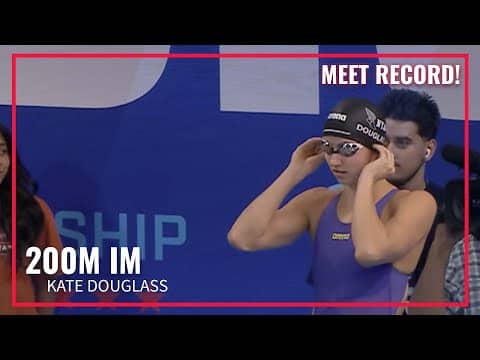 Kate Douglass Claims Meet Record in 200M Individual Medley | 2025 Toyota U.S. Open