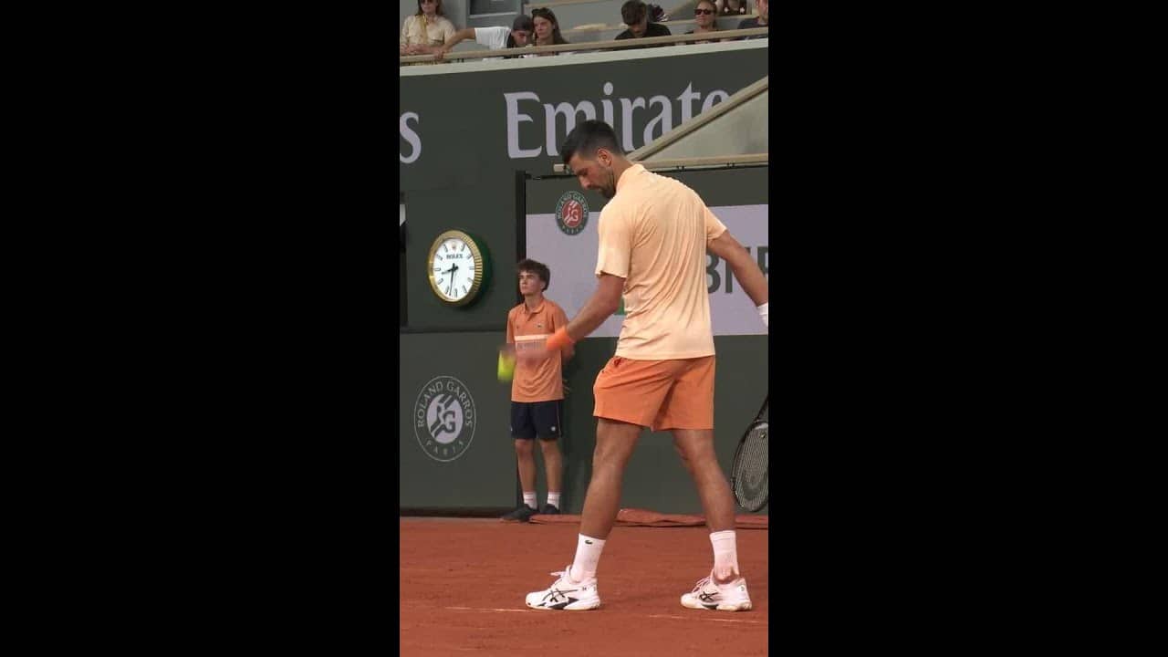NOVAK YOU CANNOT BE SERIOUS 🤯  #shorts
