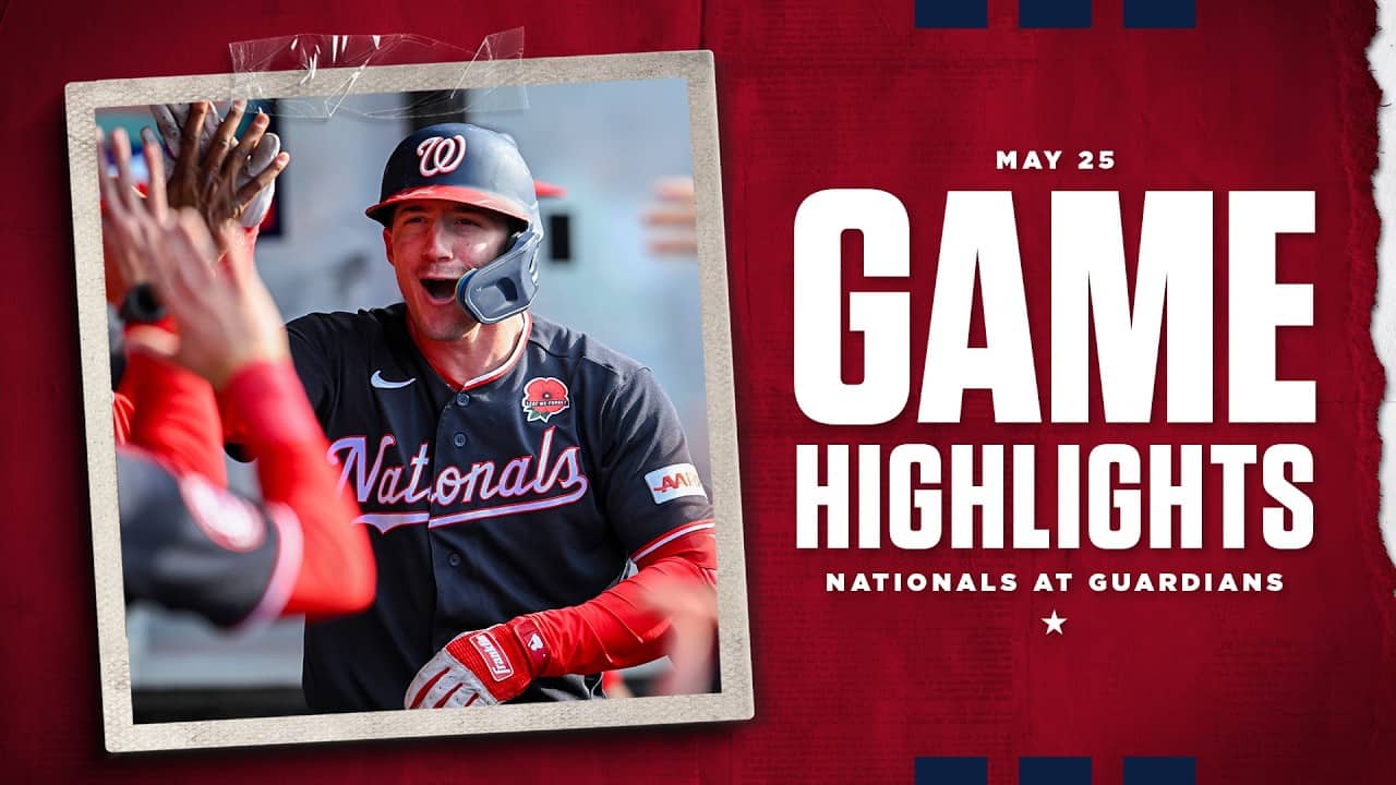 Nationals vs. Guardians Game Highlights (5/25/26) | MLB Highlights