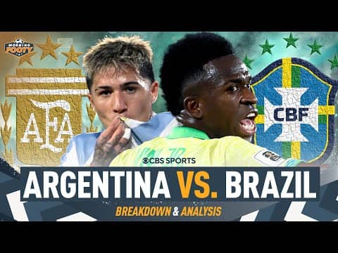 Brazil BATTERED 4-1 in RIVALRY MATCH | Messi-less MASTERCLASS by Argentina | World Cup Qualifiers 🌎🏆