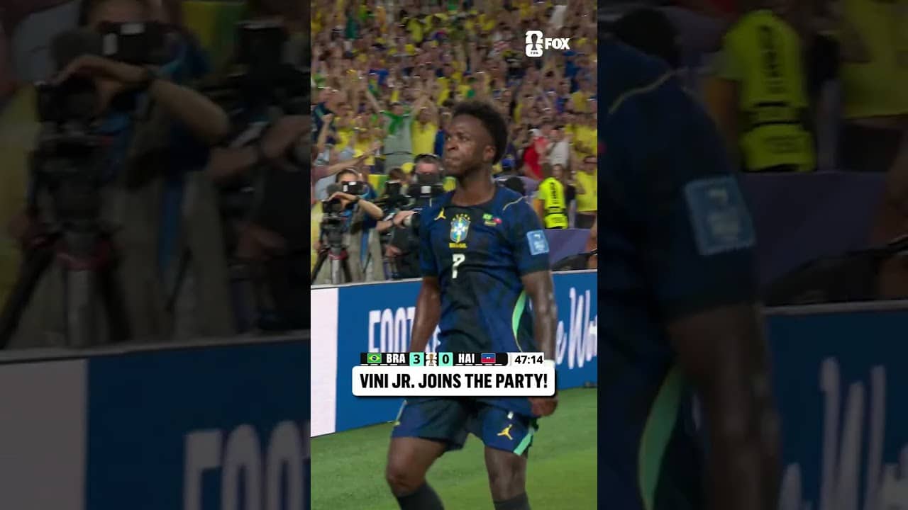 2ND GOAL OF THE TOURNAMENT FOR VINI JR.!