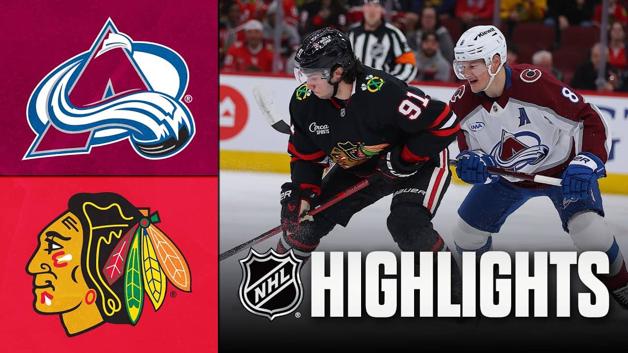 Avalanche vs. Blackhawks | NHL Highlights | March 20, 2026