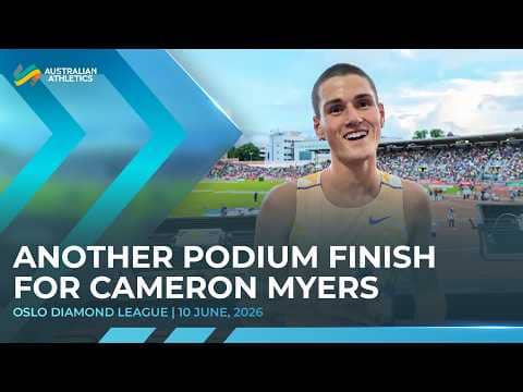 Cameron Myers lands on the podium in Oslo | 2026 Oslo Diamond League