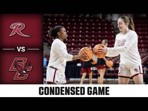 Rider vs. Boston College Condensed Game | 2025-26 ACC Women's Basketball