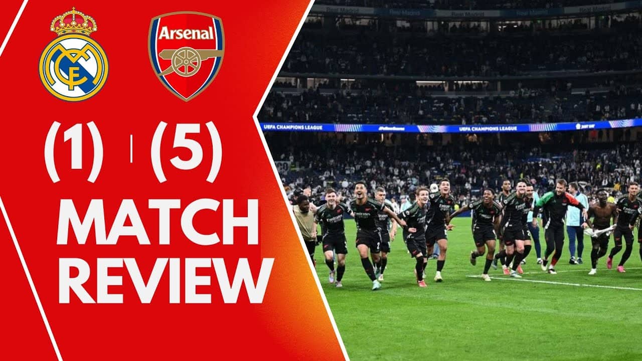 Arsenal Silence the Bernabéu with a Historic Night in Spain | UCL Semi-Final Bound!