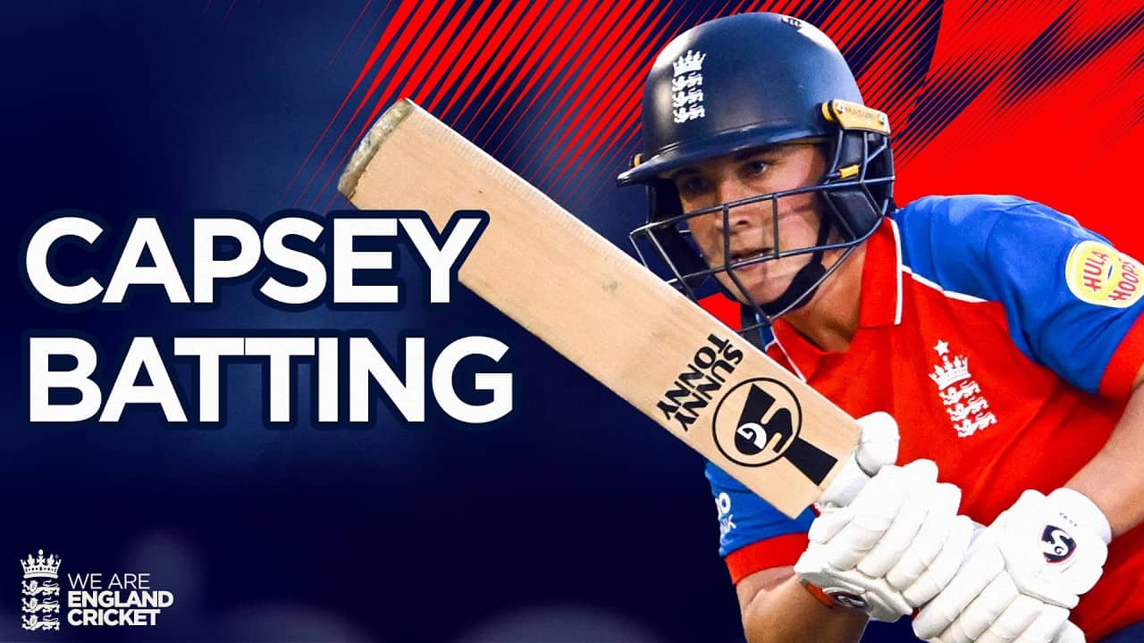 7️⃣ Fours & 3️⃣ Sixes | Alice Capsey Stars With The Bat
