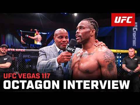 Khaos Williams Octagon Interview | UFC Vegas 117