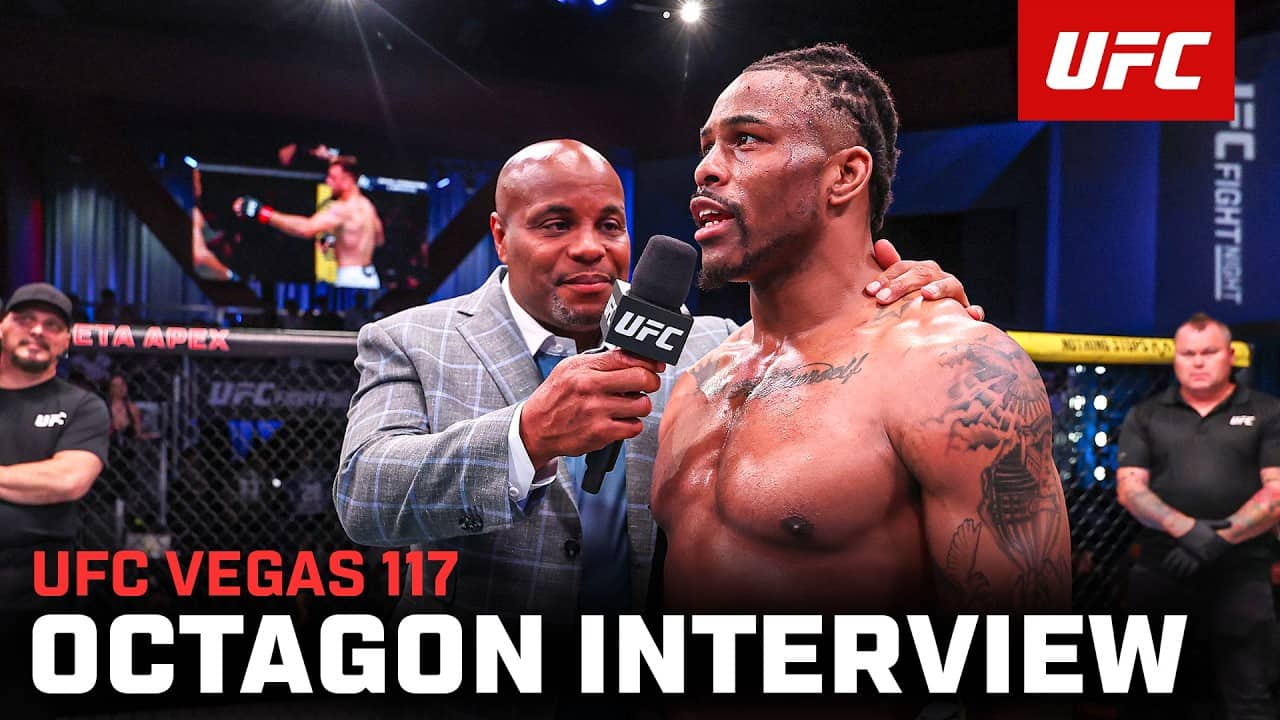 Khaos Williams Octagon Interview | UFC Vegas 117