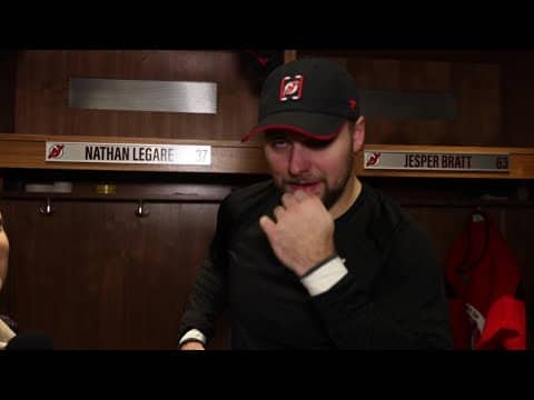 Legare, Keefe talk to the media after practice