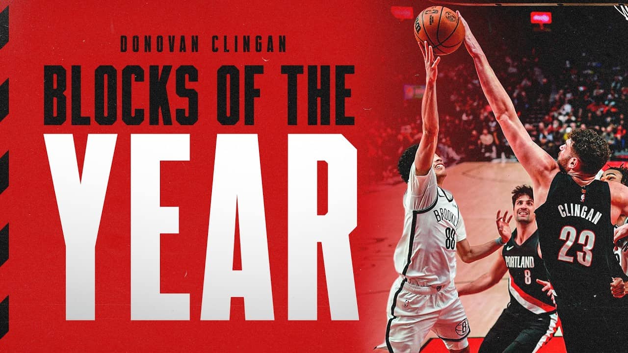Donovan Clingan's Best Blocks | 2025-26 Season | Portland Trail Blazers