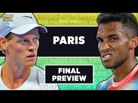 Sinner vs Aliassime | ATP Paris 2025 Final | Tennis Talk Preview & Prediction