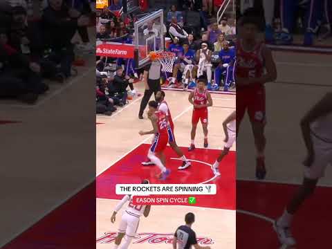 The Rockets are spinning their way to the rim 🌪️